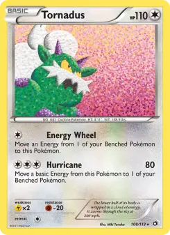 Pokémon-Karte Tornadus 108/113
