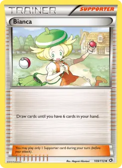Pokémon-Karte Bianca 109/113