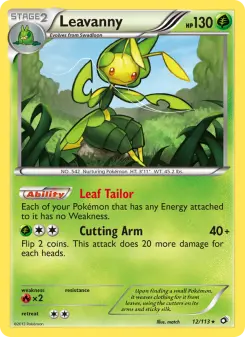Pokémon-Karte Leavanny 012/113