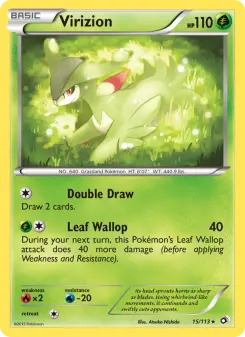 Pokémon-Karte Virizion 015/113