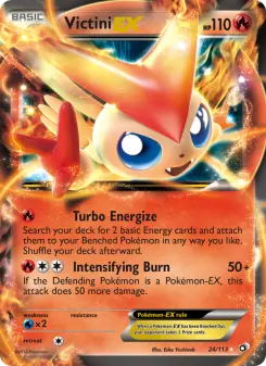 Pokémon-Karte Victini-EX 024/113