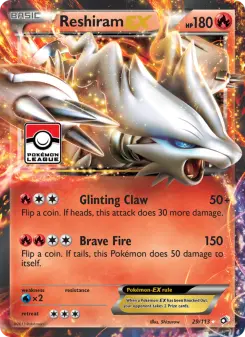 Pokémon-Karte Reshiram-EX 029/113