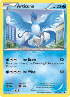 Pokémon-Karte Articuno 032/113