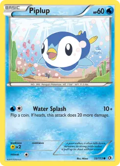Pokémon-Karte Piplup 033/113