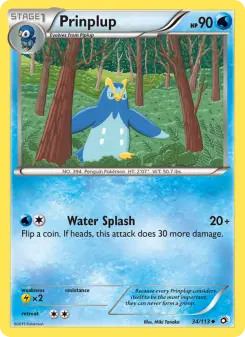 Pokémon-Karte Prinplup 034/113