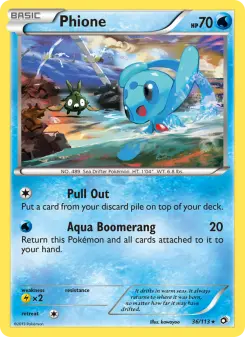 Pokémon-Karte Phione 036/113