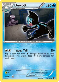 Pokémon-Karte Dewott 038/113