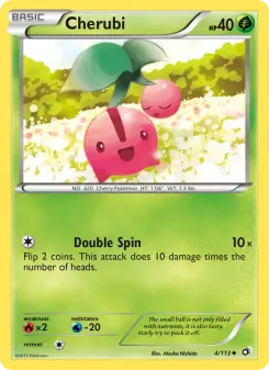 Pokémon-Karte Cherubi 004/113