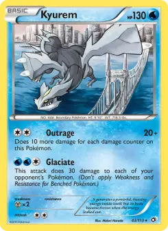 Pokémon-Karte Kyurem 043/113