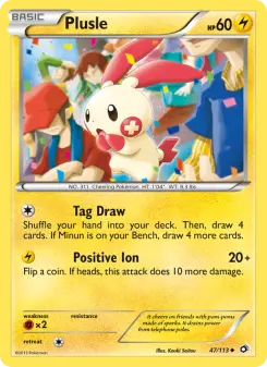 Pokémon-Karte Plusle 047/113