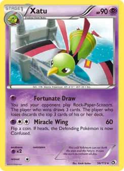 Pokémon-Karte Xatu 056/113