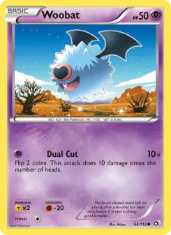 Pokémon-Karte Woobat 064/113