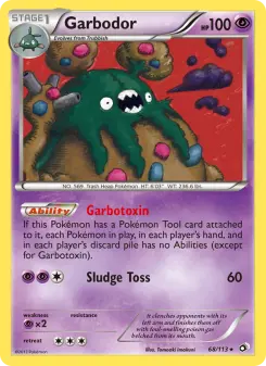 Pokémon-Karte Garbodor 068/113