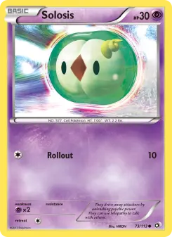 Pokémon-Karte Solosis 073/113