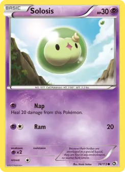 Pokémon-Karte Solosis 074/113