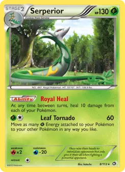Pokémon-Karte Serperior 008/113
