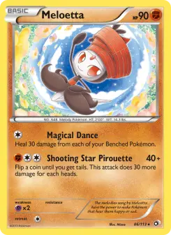 Pokémon-Karte Meloetta 086/113