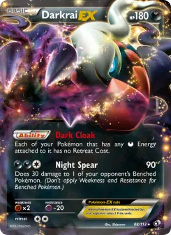 Pokémon-Karte Darkrai-EX 088/113