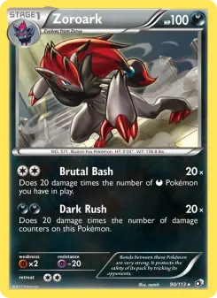 Pokémon-Karte Zoroark 090/113