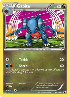 Pokémon-Karte Gabite 095/113