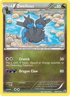 Pokémon-Karte Zweilous 098/113