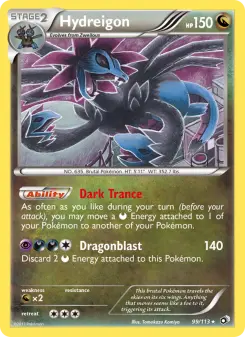 Pokémon-Karte Hydreigon 099/113