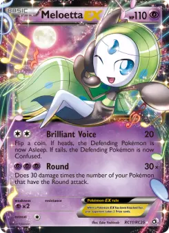 Pokémon-Karte Meloetta-EX RC11