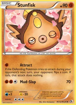Pokémon-Karte Stunfisk RC12