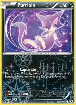 Pokémon-Karte Purrloin RC13