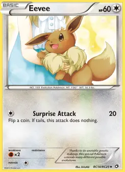 Pokémon-Karte Eevee RC14