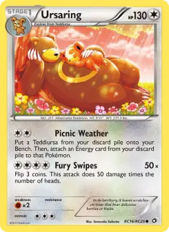 Pokémon-Karte Ursaring RC16