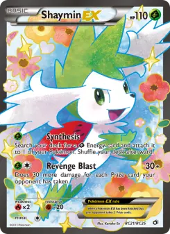 Pokémon-Karte Shaymin-EX RC21