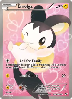 Pokémon-Karte Emolga RC23