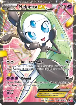 Pokémon-Karte Meloetta-EX RC25