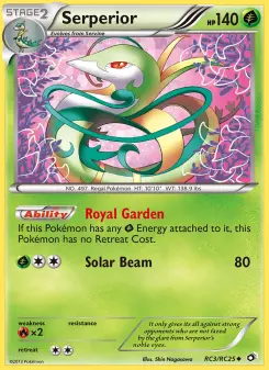 Pokémon-Karte Serperior RC3