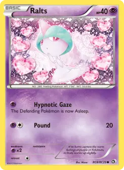 Pokémon-Karte Ralts RC8