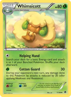 Pokémon-Karte Whimsicott 011/098