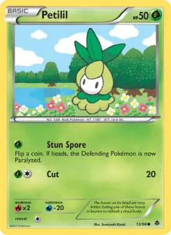 Pokémon-Karte Petilil 013/098