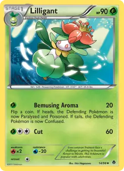 Pokémon-Karte Lilligant 014/098