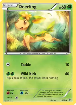 Pokémon-Karte Deerling 015/098