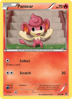 Pokémon-Karte Pansear 018/098