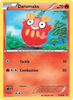 Pokémon-Karte Darumaka 020/098