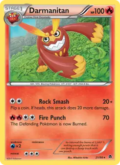 Pokémon-Karte Darmanitan 021/098