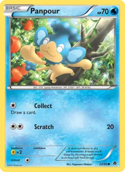 Pokémon-Karte Panpour 022/098