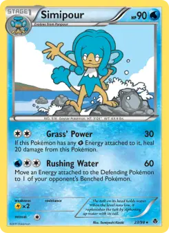 Pokémon-Karte Simipour 023/098