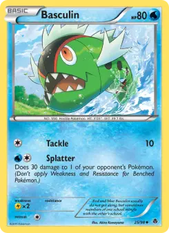 Pokémon-Karte Basculin 025/098