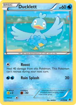 Pokémon-Karte Ducklett 026/098
