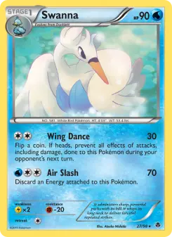 Pokémon-Karte Swanna 027/098