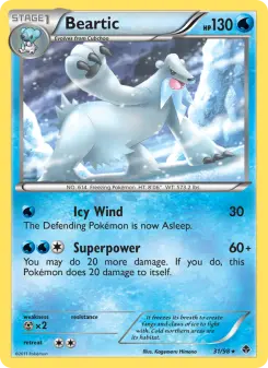 Pokémon-Karte Beartic 031/098