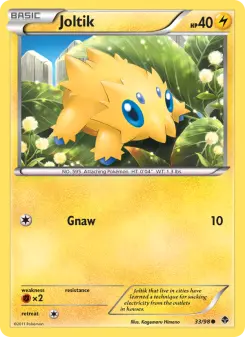 Pokémon-Karte Joltik 033/098